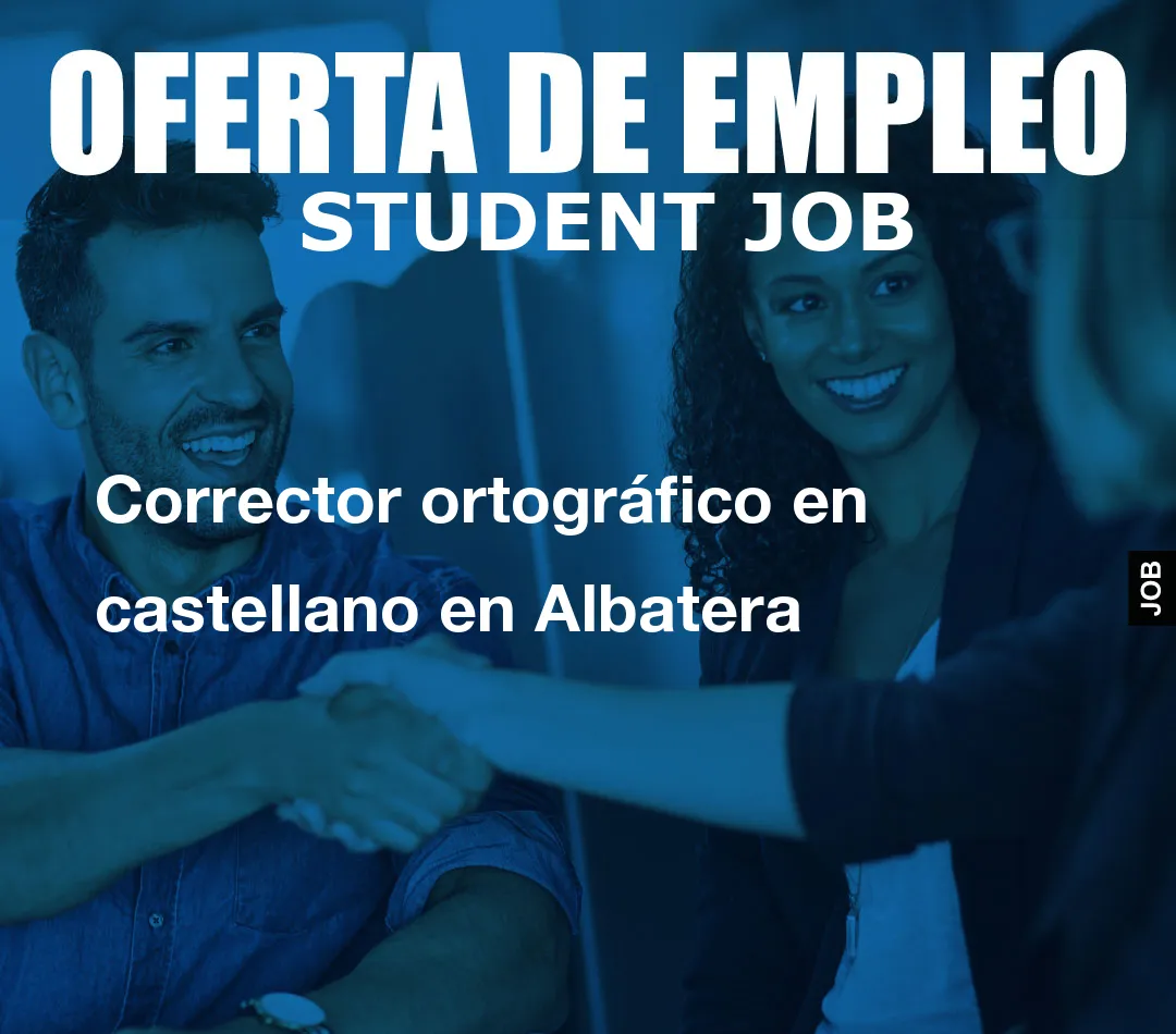 Corrector ortográfico en castellano en Albatera