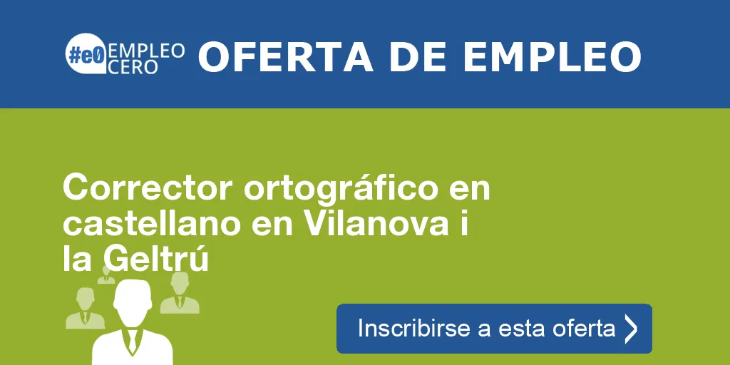 Corrector ortográfico en castellano en Vilanova i la Geltrú