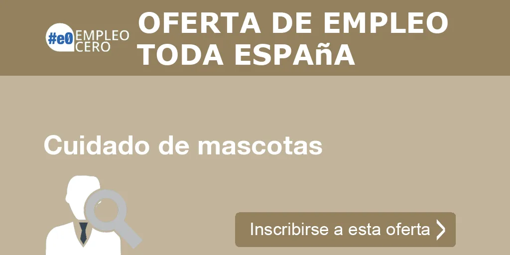 Cuidado de mascotas Cuidado de mascotas