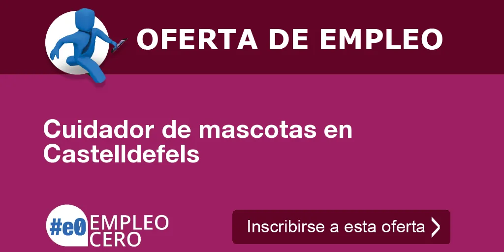Cuidador de mascotas en Castelldefels