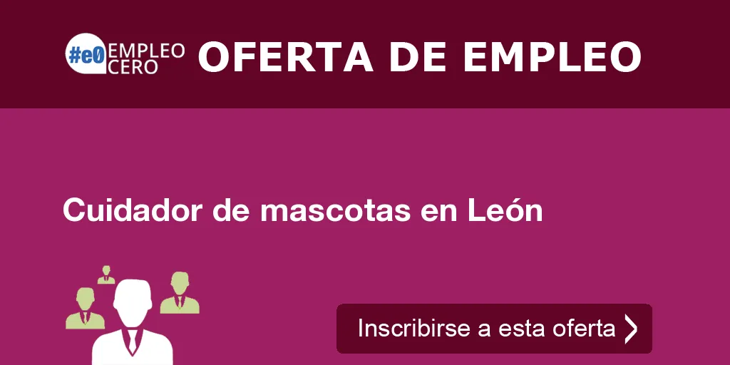 Cuidador de mascotas en León Cuidador de mascotas en León