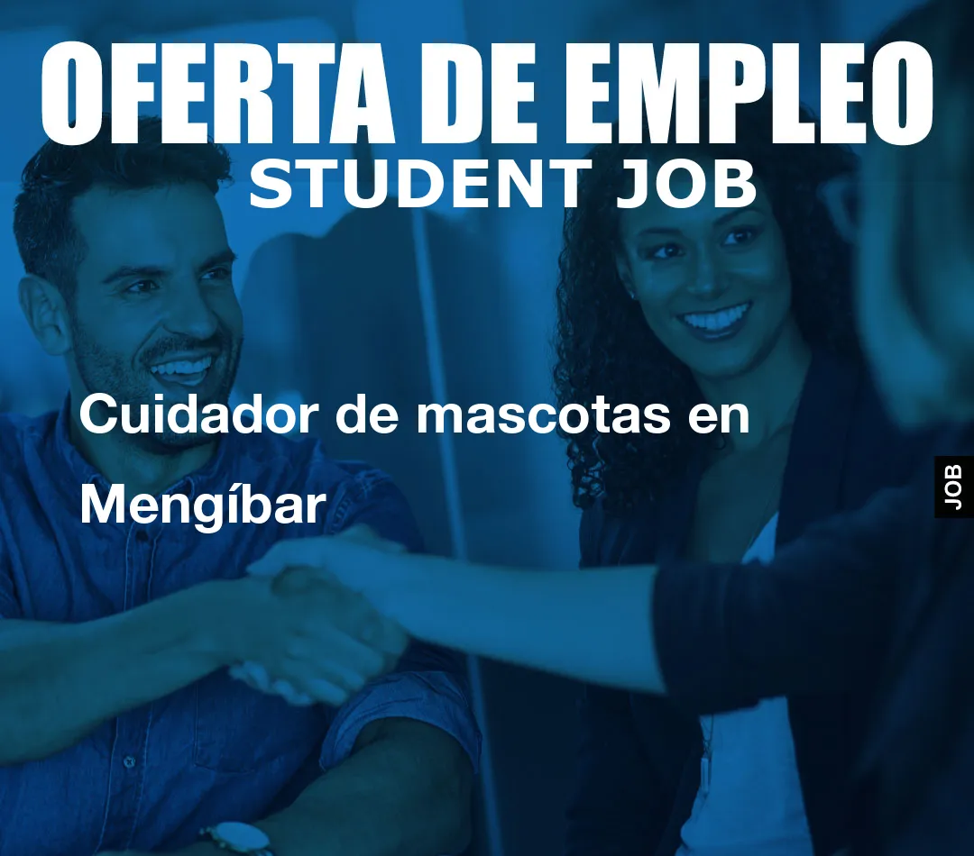 Cuidador de mascotas en Mengíbar