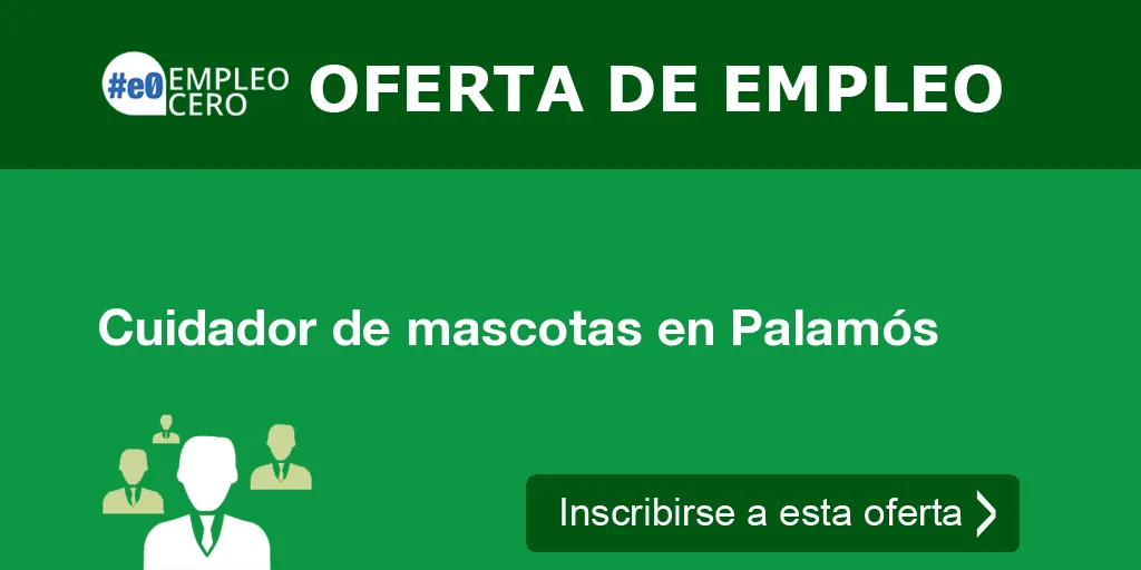 Cuidador de mascotas en Palamós
