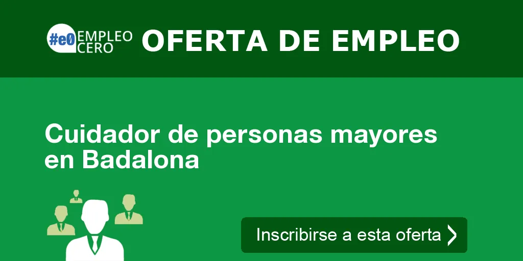 Cuidador de personas mayores en Badalona Cuidador de personas mayores en Badalona