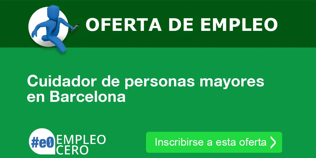 Cuidador de personas mayores en Barcelona Cuidador de personas mayores en Barcelona