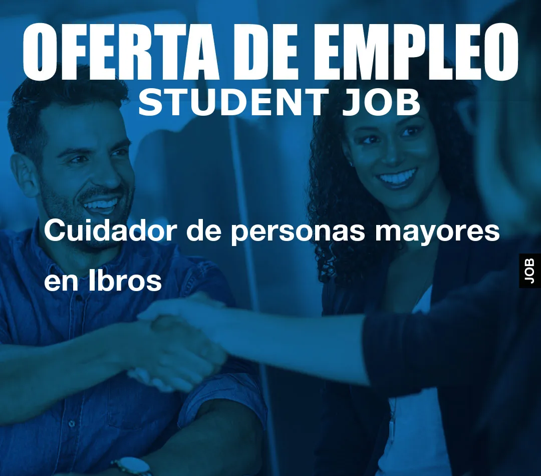 Cuidador de personas mayores en Ibros