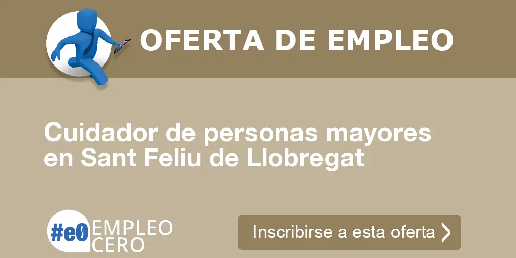 Cuidador de personas mayores en Sant Feliu de Llobregat Cuidador de personas mayores en Sant Feliu de Llobregat