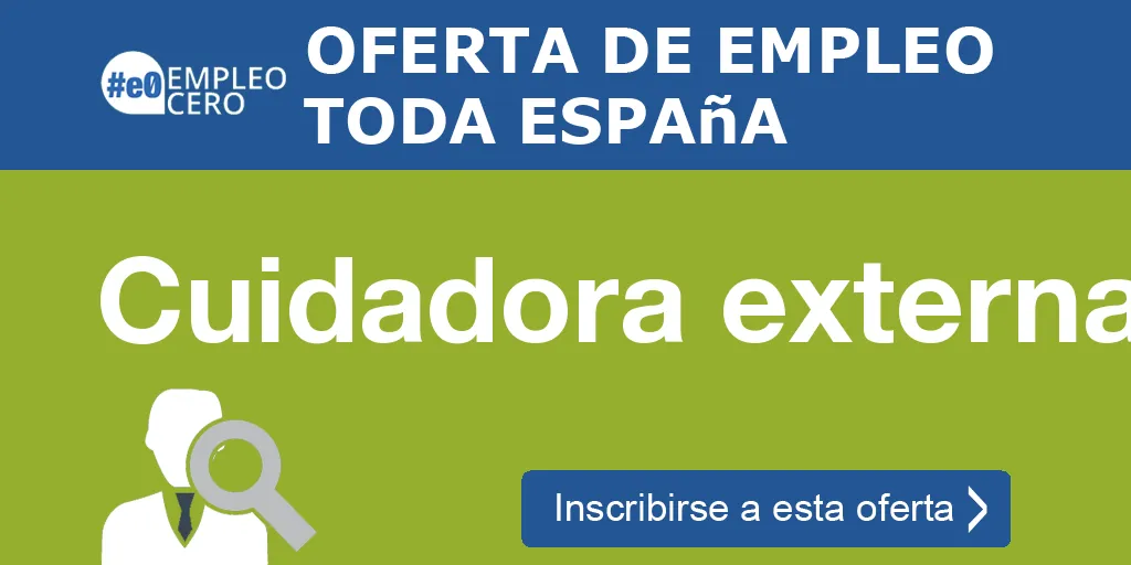 Cuidadora externa Cuidadora externa