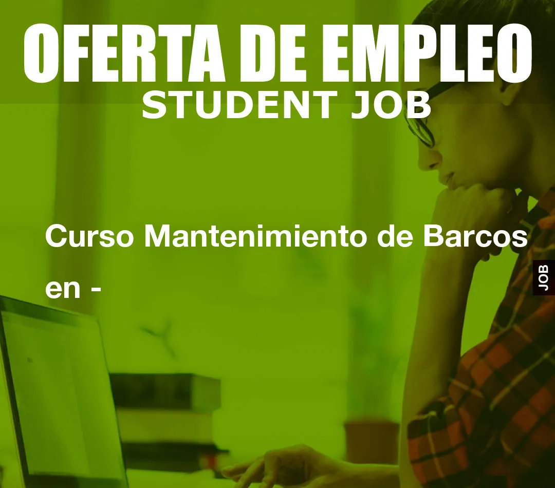 Curso Mantenimiento de Barcos en –