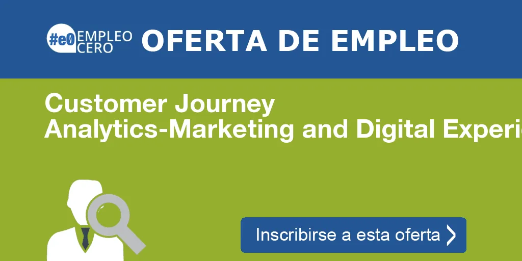 Customer Journey Analytics-Marketing and Digital Experience en Sant Cugat del Vallès