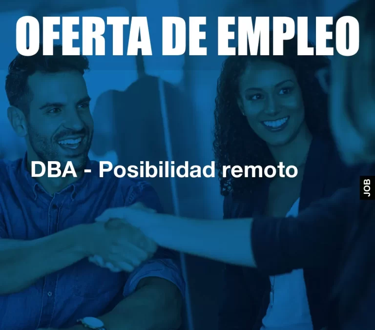 DBA – Posibilidad remoto