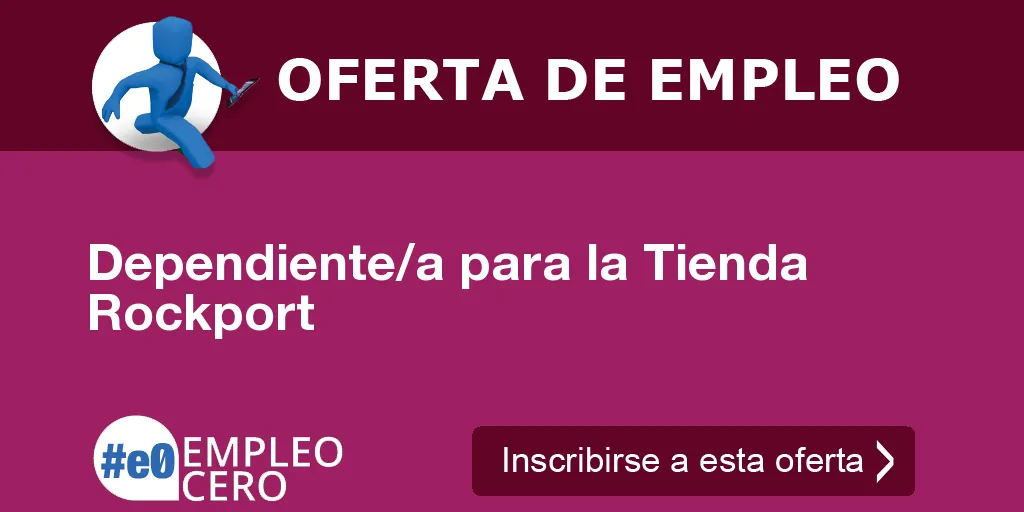 Dependiente/a para la Tienda Rockport