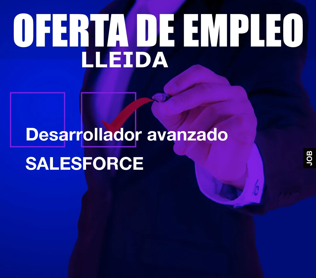 Desarrollador avanzado SALESFORCE