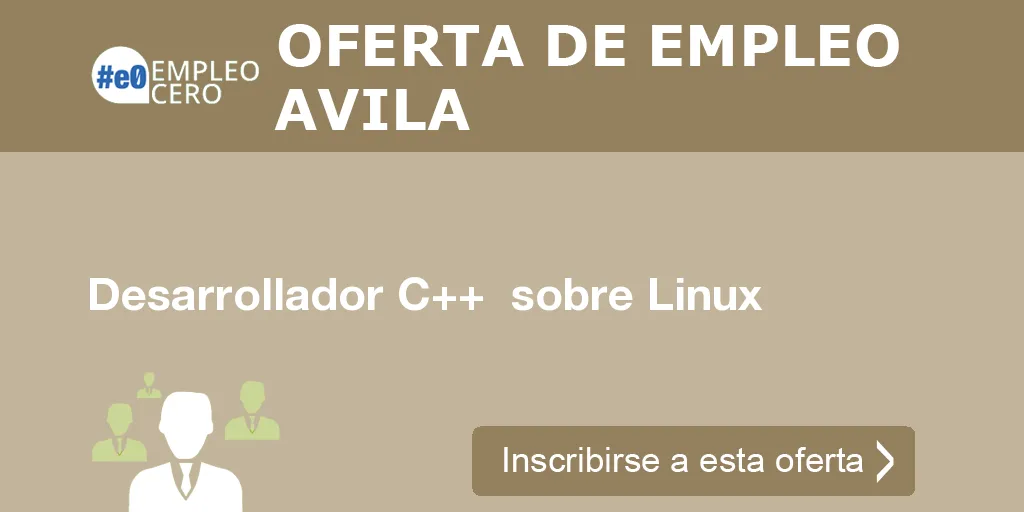 Desarrollador C++ sobre Linux Desarrollador C++ sobre Linux