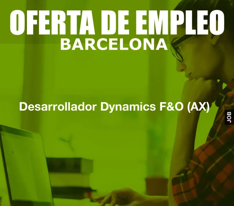 Desarrollador Dynamics F&O (AX)