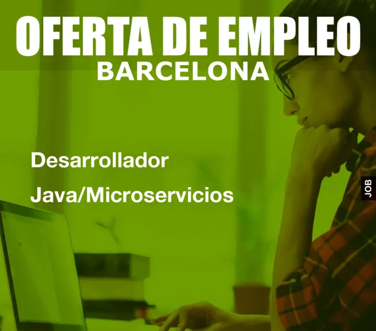 Desarrollador Java/Microservicios