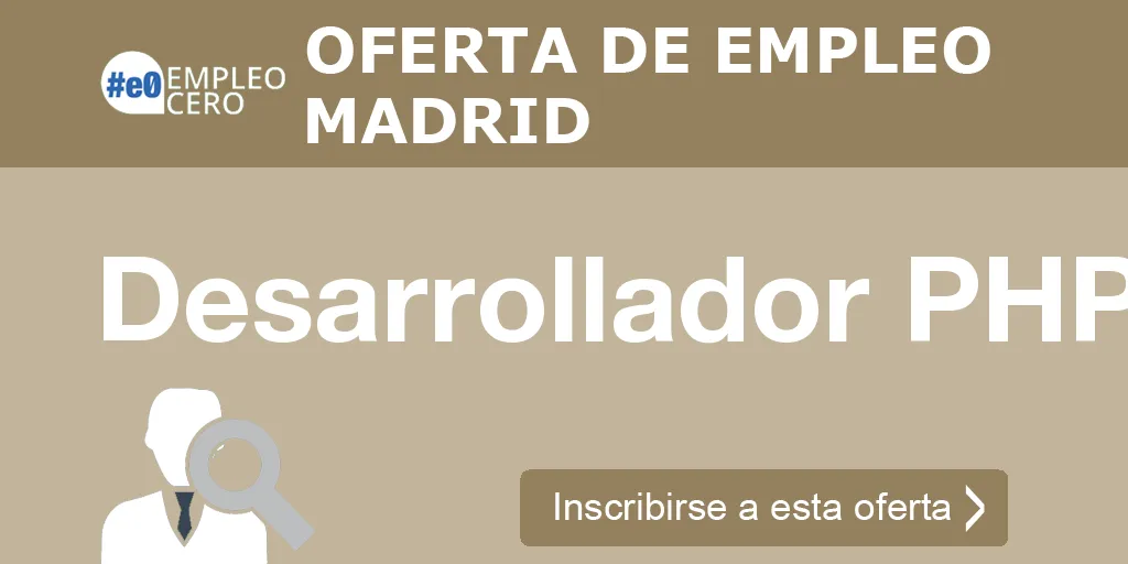 Desarrollador PHP Desarrollador PHP