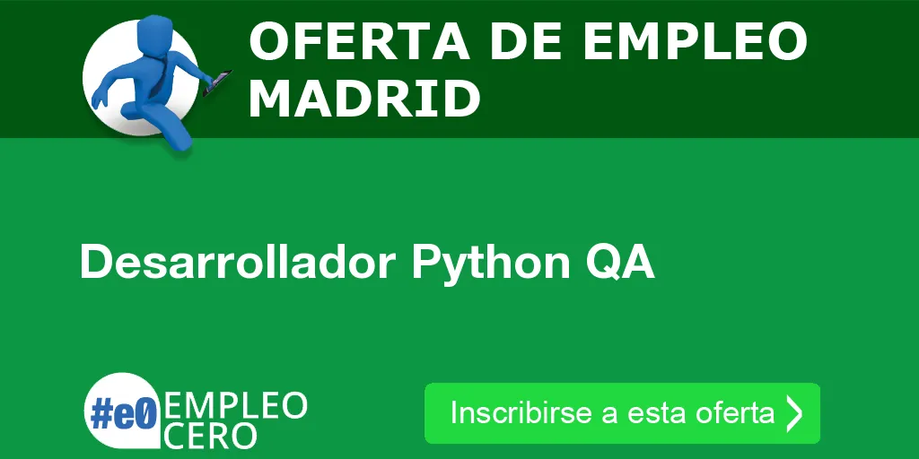 Desarrollador Python QA Desarrollador Python QA