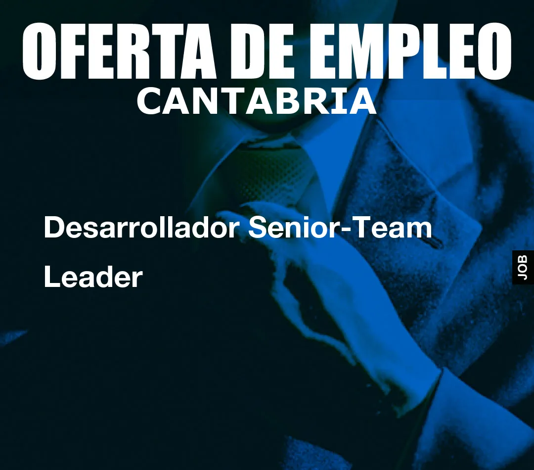 Desarrollador Senior-Team Leader