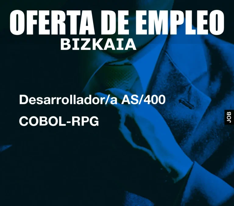 Desarrollador/a AS/400 COBOL-RPG