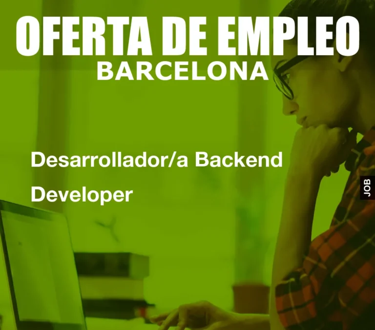 Desarrollador/a Backend Developer