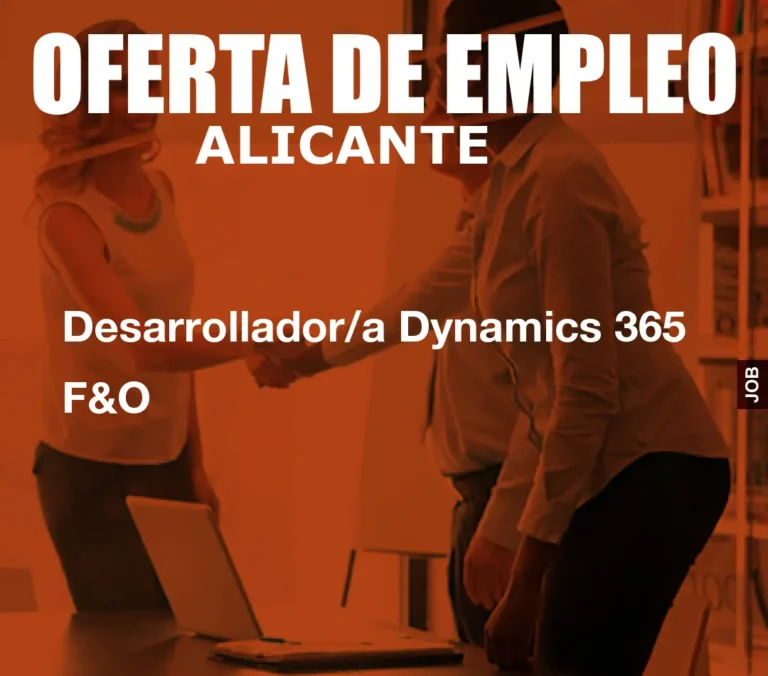 Desarrollador/a Dynamics 365 F&O