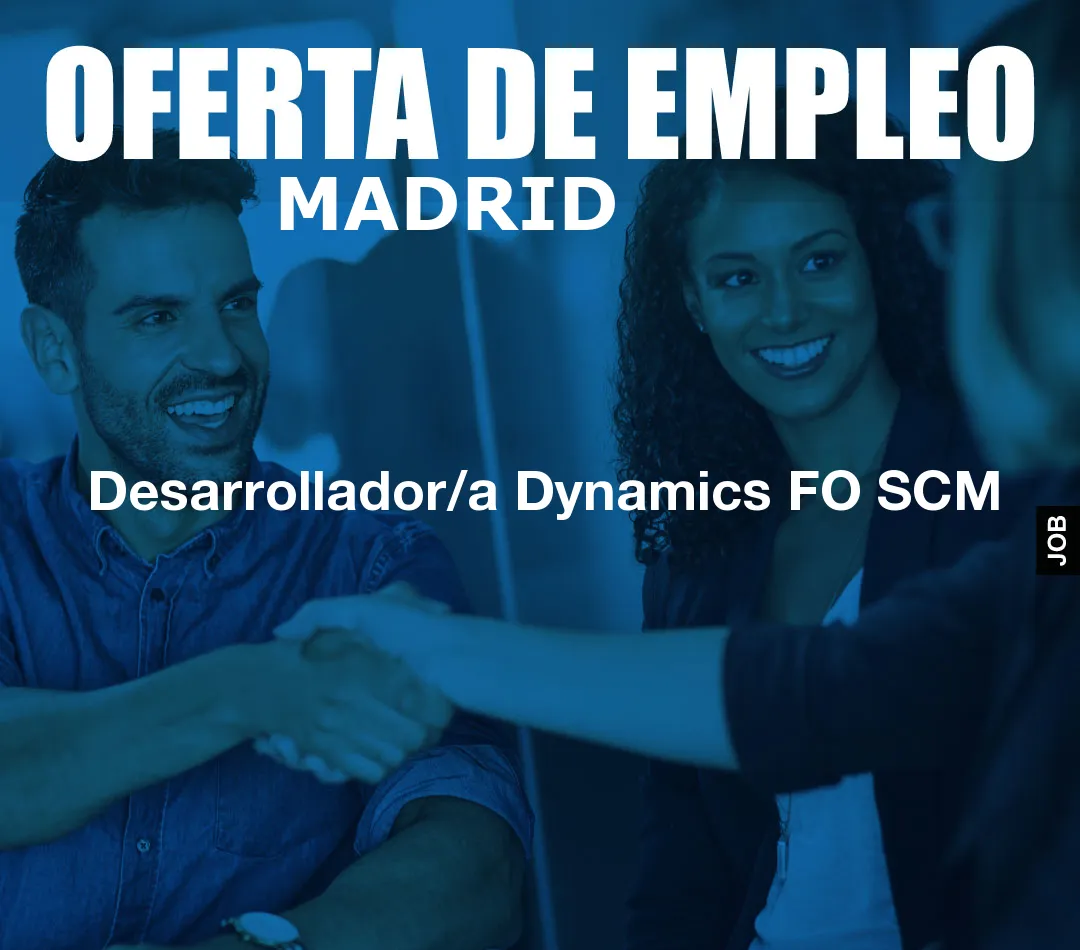 Desarrollador/a Dynamics FO SCM