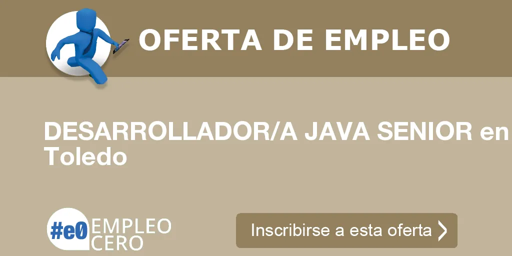 DESARROLLADOR/A JAVA SENIOR en Toledo