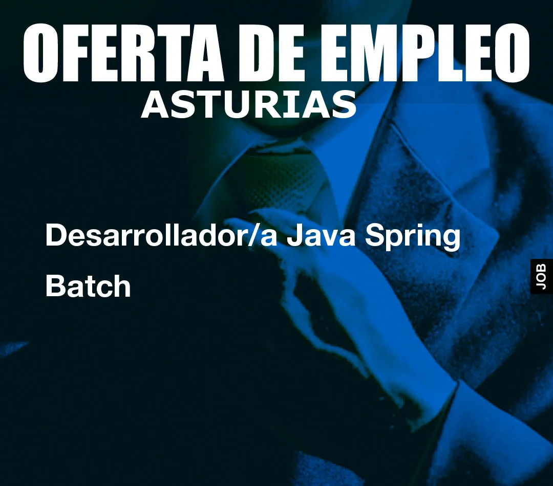 Desarrollador/a Java Spring Batch