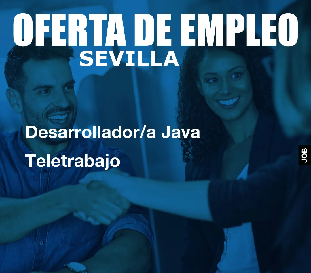 Desarrollador/a Java Teletrabajo