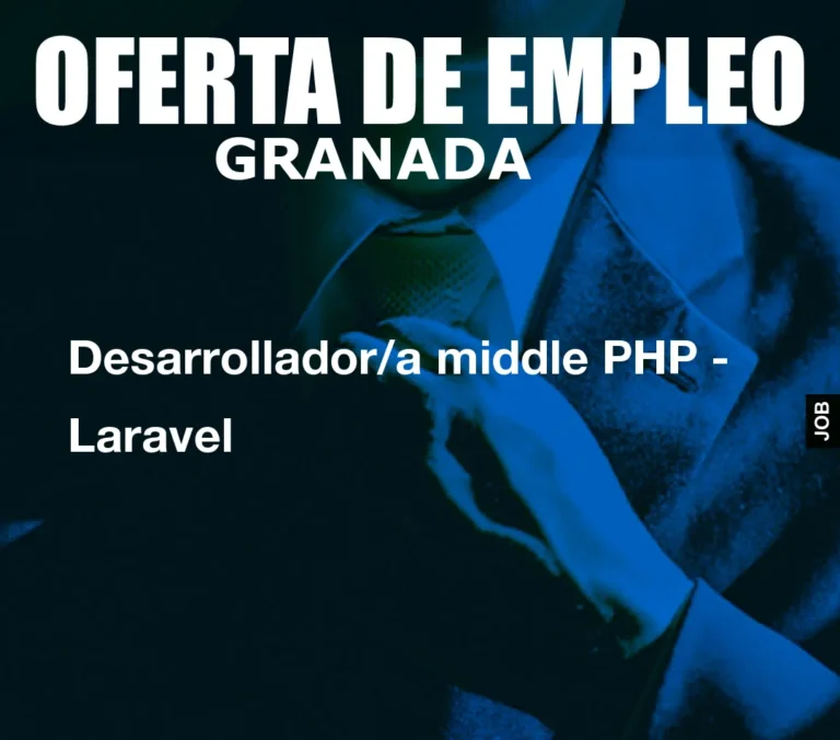 Desarrollador/a middle PHP – Laravel