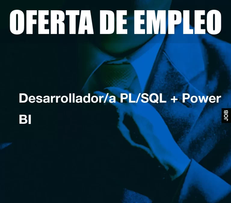 Desarrollador/a PL/SQL + Power BI