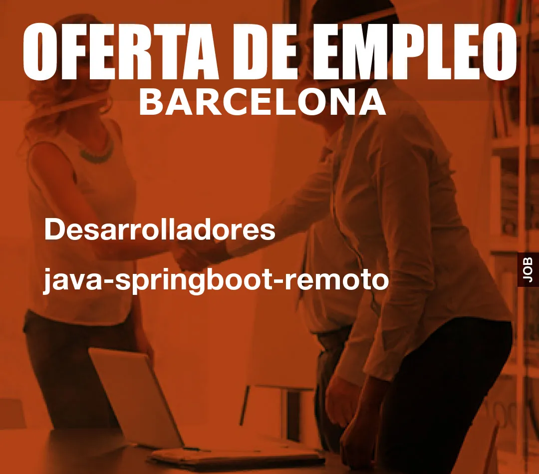 Desarrolladores java-springboot-remoto