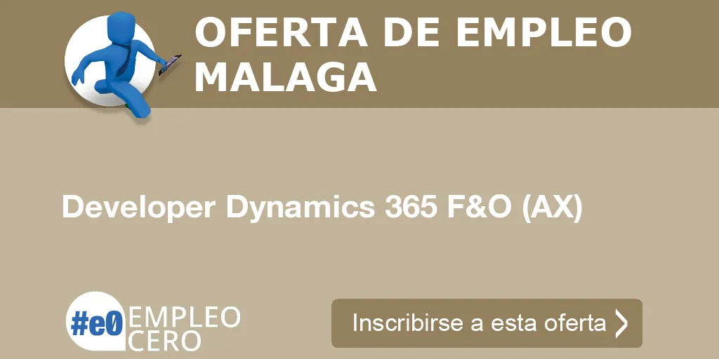 Developer Dynamics 365 F&O (AX) Developer Dynamics 365 F&O (AX)