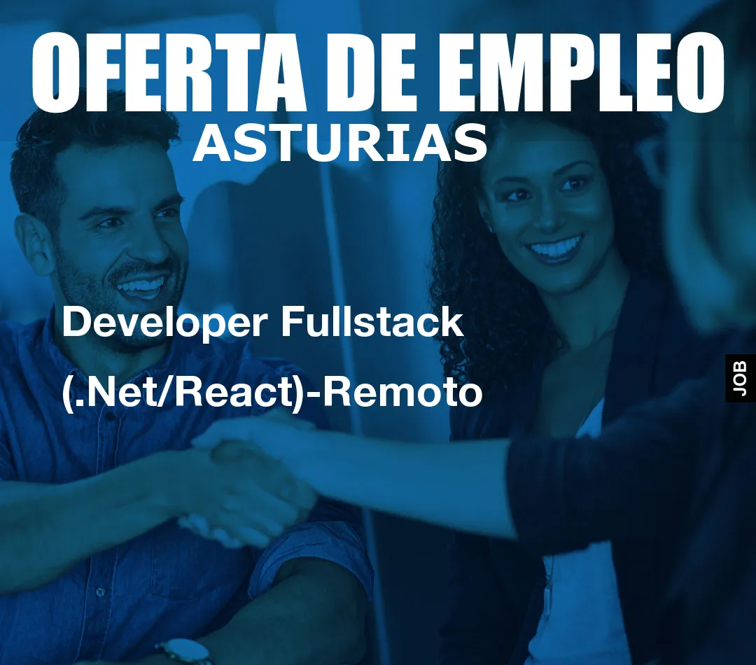 Developer Fullstack (.Net/React)-Remoto