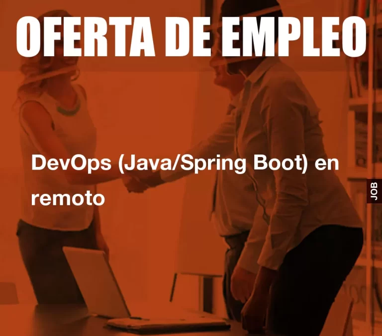DevOps (Java/Spring Boot) en remoto