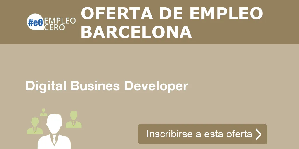 Digital Busines Developer Digital Busines Developer