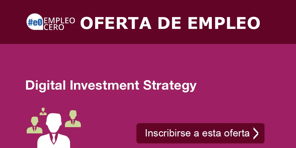 Digital Investment Strategy