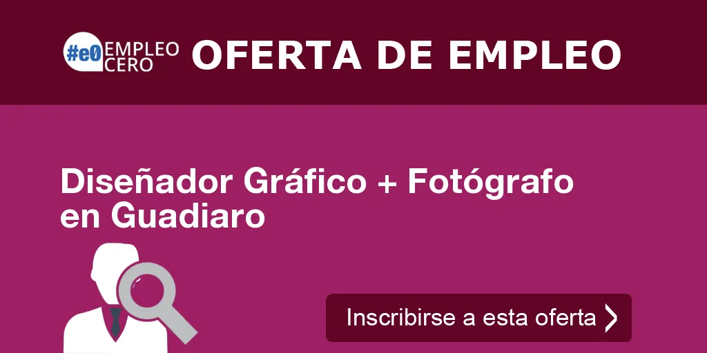 Diseñador Gráfico + Fotógrafo en Guadiaro Diseñador Gráfico + Fotógrafo en Guadiaro