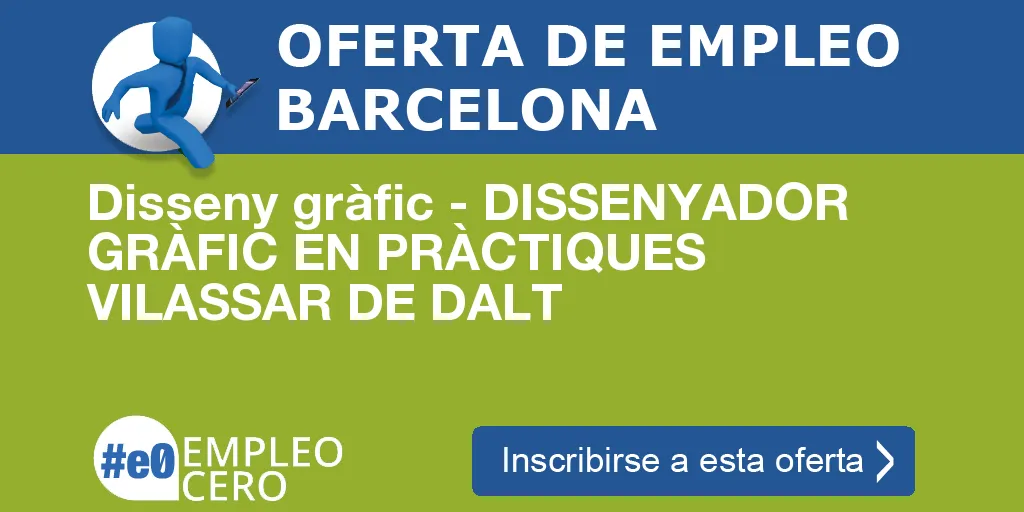Disseny gràfic - DISSENYADOR GRÀFIC EN PRÀCTIQUES VILASSAR DE DALT Disseny gràfic - DISSENYADOR GRÀFIC EN PRÀCTIQUES VILASSAR DE DALT