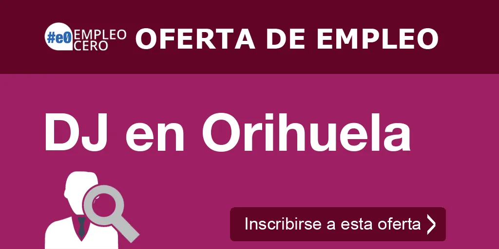 DJ en Orihuela