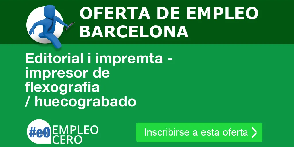 Editorial i impremta - impresor de flexografia / huecograbado Editorial i impremta - impresor de flexografia / huecograbado