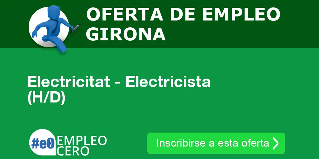 Electricitat - Electricista (H/D)