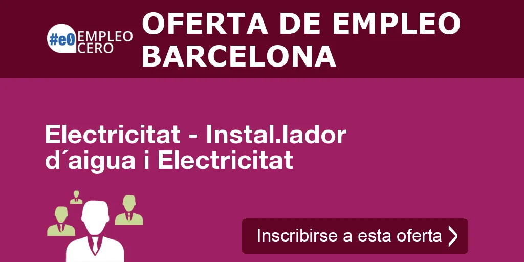 Electricitat - Instal.lador d´aigua i Electricitat Electricitat - Instal.lador d´aigua i Electricitat