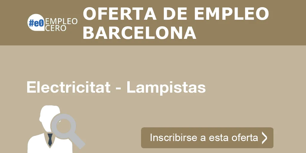Electricitat - Lampistas