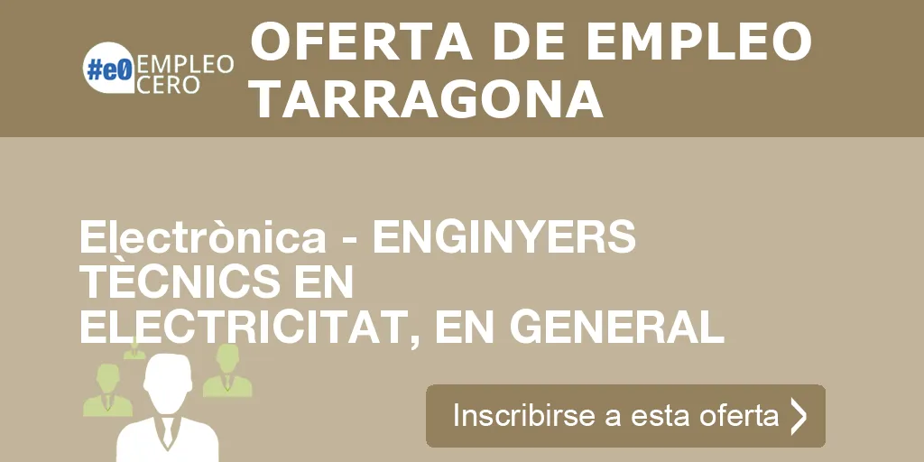 Electrònica - ENGINYERS TÈCNICS EN ELECTRICITAT, EN GENERAL