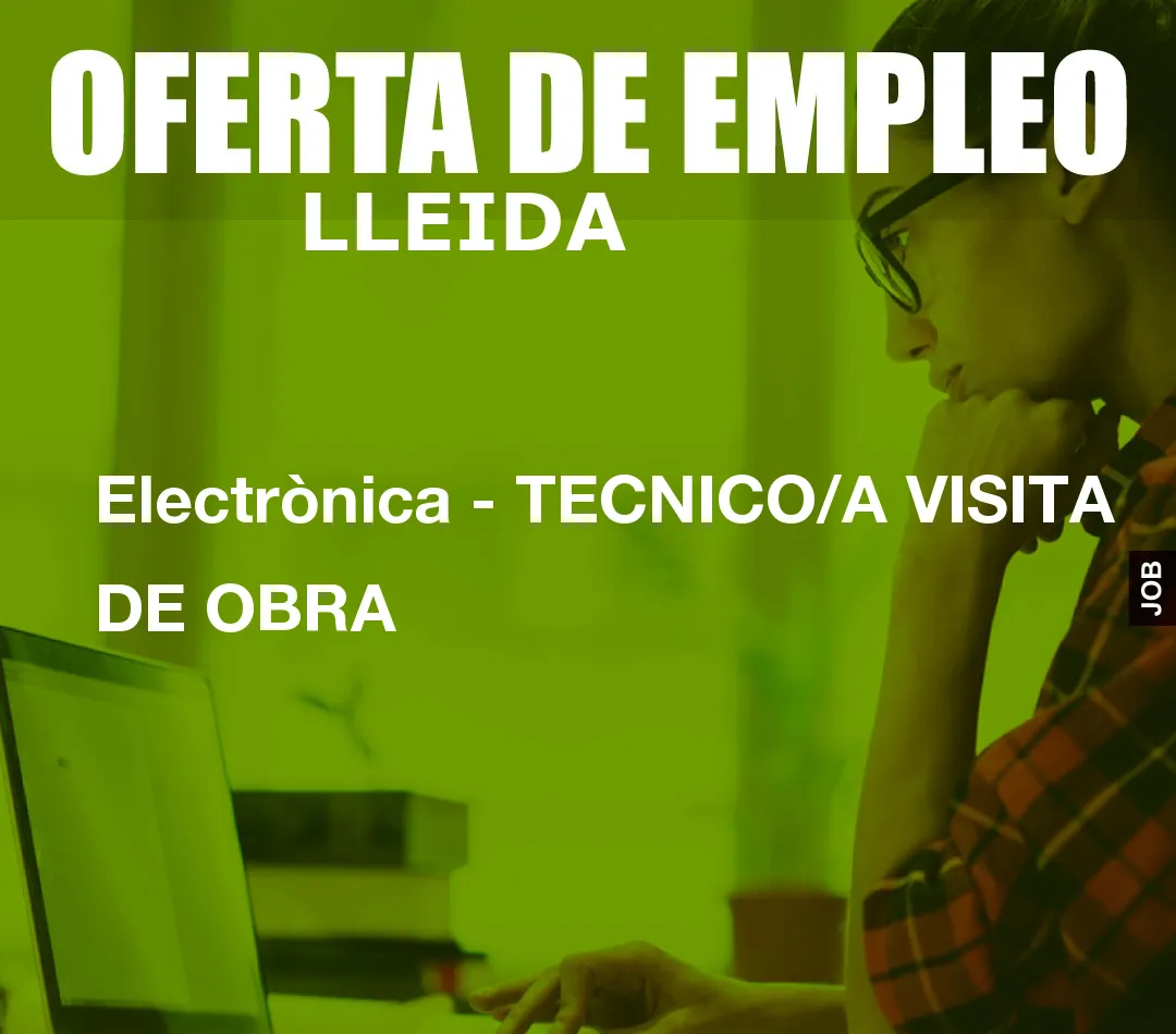 Electrònica – TECNICO/A VISITA DE OBRA