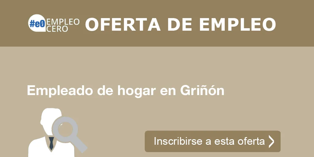 Empleado de hogar en Griñón Empleado de hogar en Griñón