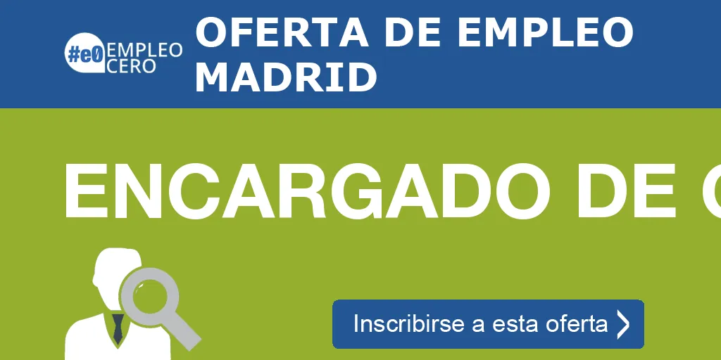 ENCARGADO DE OBRA