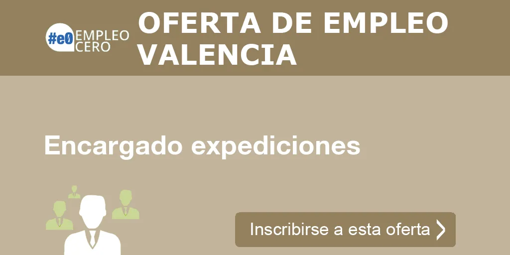 Encargado expediciones Encargado expediciones